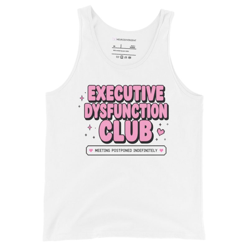 Executive Dysfunction Club Unisex Tank Top Vest