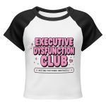 Executive Dysfunction Club Women’s Raglan Baby T-Shirt