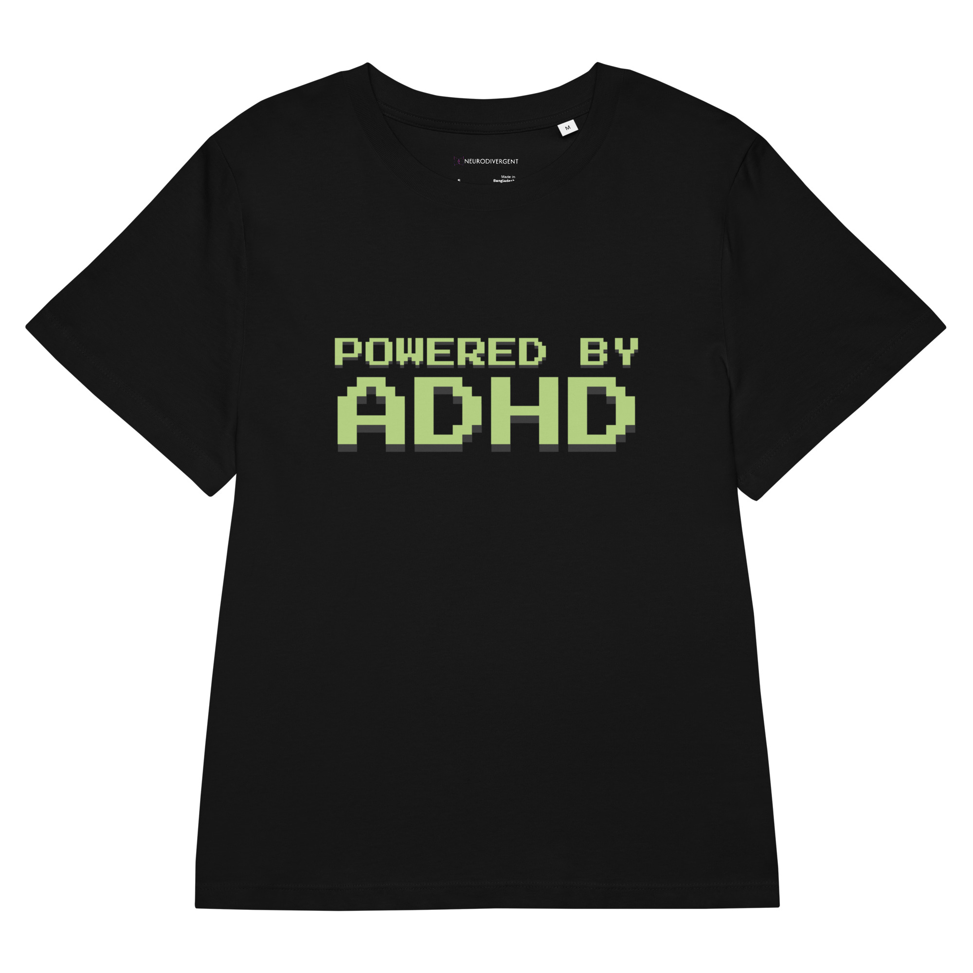 Powered By ADHD Women’s Organic T-Shirt