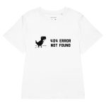 404 Error Not Found Women’s Organic T-shirt